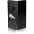 NFL Denver Broncos Black & White Galaxy Z Fold5 5G Skin
