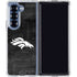 NFL Denver Broncos Black & White Galaxy Z Fold7 Clear Case