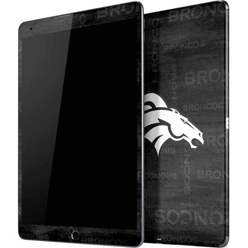 NFL Denver Broncos Black & White iPad Skins