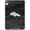NFL Denver Broncos Black & White iPad 11th Gen (2025) Clear Case
