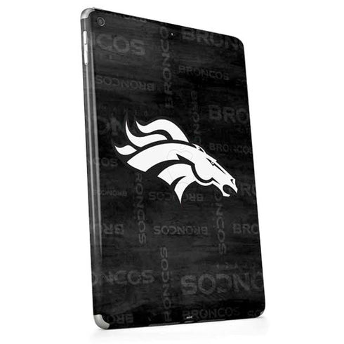 NFL Denver Broncos Black & White Apple iPad Skin