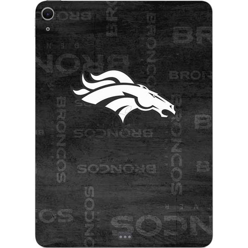 NFL Denver Broncos Black & White Apple iPad Air Skin