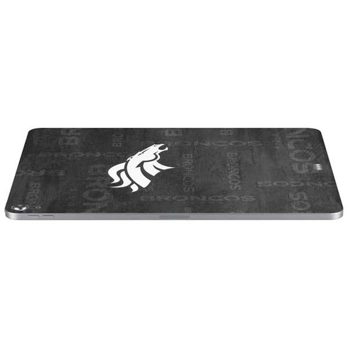 NFL Denver Broncos Black & White Apple iPad Air Skin