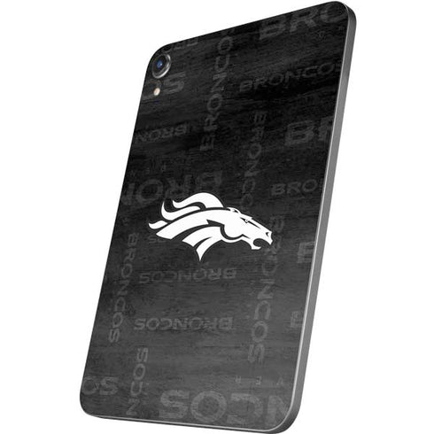 NFL Denver Broncos Black & White Apple iPad Mini Skin
