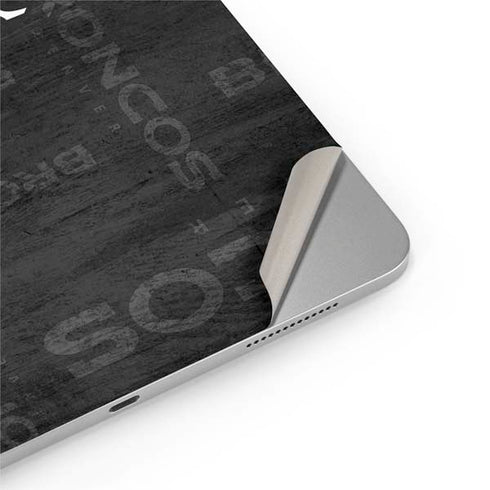 NFL Denver Broncos Black & White iPad Pro 13in M4 (2024) Skin