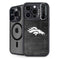 NFL Denver Broncos Black & White iPhone 14 Pro Kickstand Case