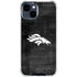 NFL Denver Broncos Black & White iPhone 15 Clear Case