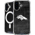 NFL Denver Broncos Black & White iPhone 16 MagSafe Case