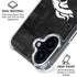 NFL Denver Broncos Black & White iPhone 16 MagSafe Case