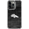 NFL Denver Broncos Black & White iPhone 16 Pro Clear Case