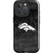 NFL Denver Broncos Black & White iPhone 16 Pro Magsafe Impact Case