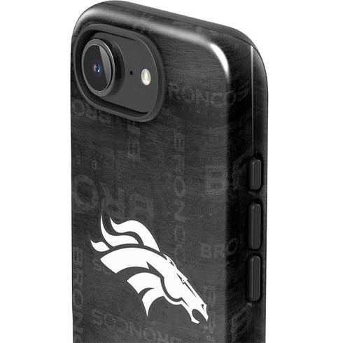 NFL Denver Broncos Black & White iPhone 16e Impact Case