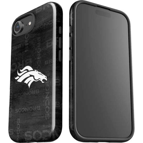 NFL Denver Broncos Black & White iPhone 16e Impact Case