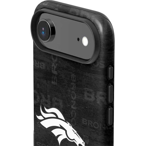 NFL Denver Broncos Black & White iPhone 17 Air Impact Case