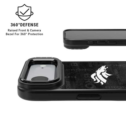 NFL Denver Broncos Black & White iPhone 17 Air Kickstand Case