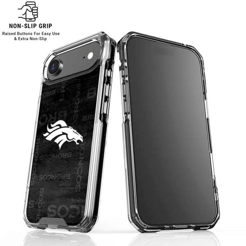 NFL Denver Broncos Black & White iPhone 17 Air MagSafe Case