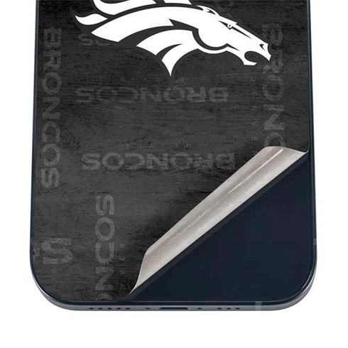 NFL Denver Broncos Black & White iPhone 17 Air Skin