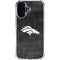 NFL Denver Broncos Black & White iPhone 17 Clear Case