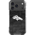 NFL Denver Broncos Black & White iPhone 17 Pro Clear Case