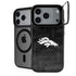 NFL Denver Broncos Black & White iPhone 17 Pro Kickstand Case