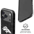 NFL Denver Broncos Black & White iPhone 17 Pro Magsafe Impact Case