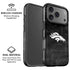 NFL Denver Broncos Black & White iPhone 17 Pro Magsafe Impact Case