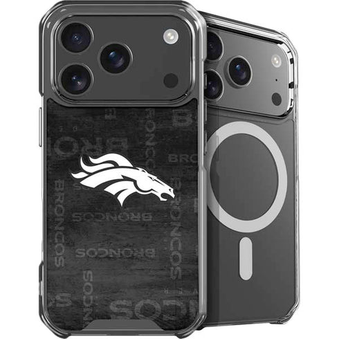 NFL Denver Broncos Black & White iPhone 18 Pro MagSafe Case