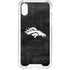 NFL Denver Broncos Black & White iPhone XS Clear Case