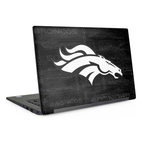 NFL Denver Broncos Black & White Dell Latitude Skin