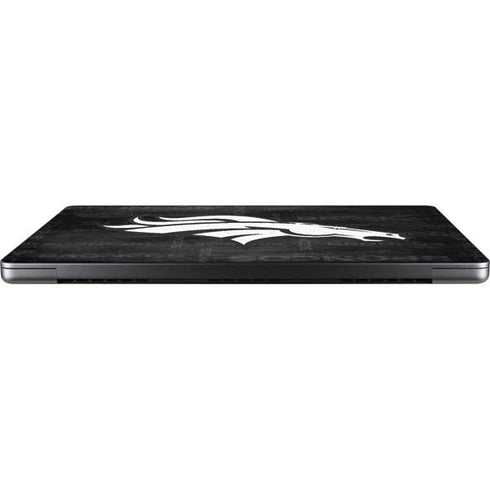 NFL Denver Broncos Black & White Apple MacBook Pro 14-inch Skin