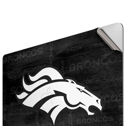 NFL Denver Broncos Black & White Apple MacBook Pro 16-inch Skin