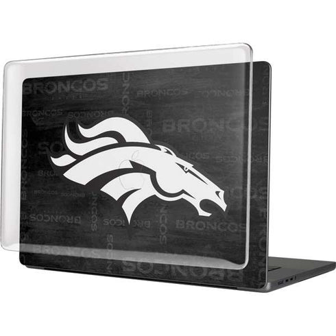NFL Denver Broncos Black & White MacBook Cases