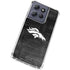 NFL Denver Broncos Black & White Moto G 5G (2025) Clear Case
