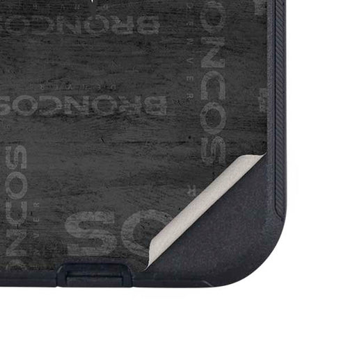 NFL Denver Broncos Black & White Otterbox Defender iPhone Skin