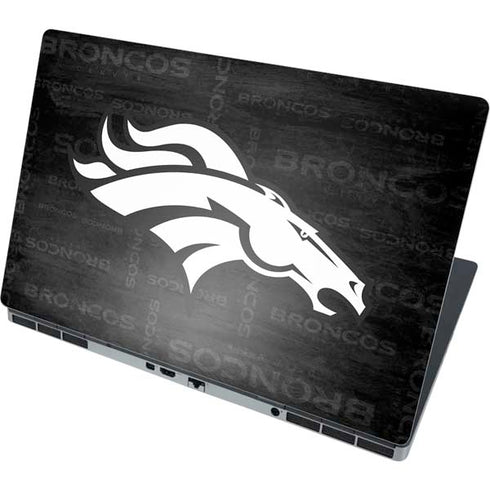 NFL Denver Broncos Black & White Dell Precision Skin