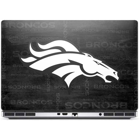NFL Denver Broncos Black & White Dell Precision Skin