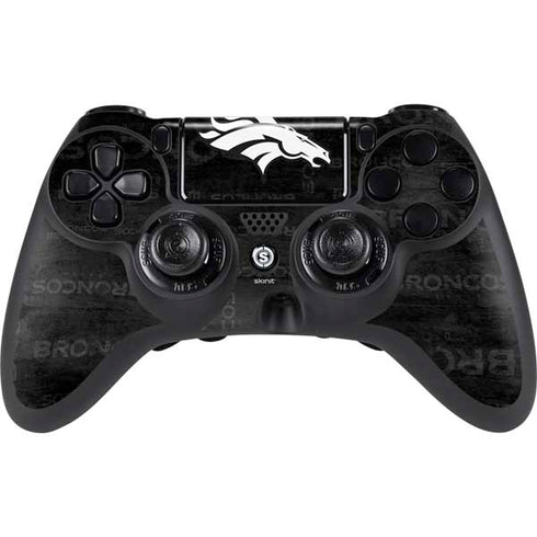 NFL Denver Broncos Black & White PlayStation PS4 Skins