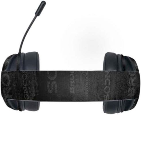 NFL Denver Broncos Black & White Razer Kraken X Skin