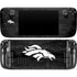 NFL Denver Broncos Black & White Steam Deck Handheld Gaming Computer OLED Skin