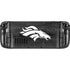 NFL Denver Broncos Black & White Steam Deck Handheld Gaming Computer OLED Skin