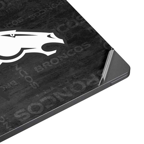 NFL Denver Broncos Black & White Surface Laptop 7 13.8in Skin