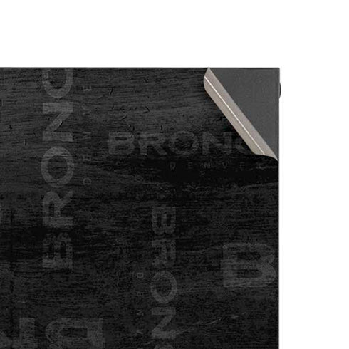 NFL Denver Broncos Black & White XBox Series X Digital Edition Console Skin