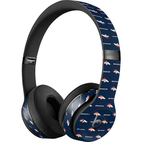 NFL Denver Broncos Blitz Series Beats Solo 3 Wireless Skin
