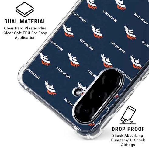 NFL Denver Broncos Blitz Series Galaxy A36 5G Clear Case