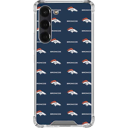 NFL Denver Broncos Blitz Series Galaxy S24 FE Clear Case