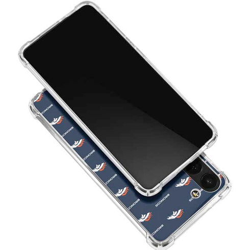 NFL Denver Broncos Blitz Series Galaxy S24 FE Clear Case