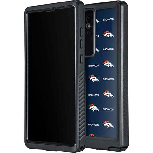 NFL Denver Broncos Blitz Series Galaxy S24 Ultra Waterproof Case