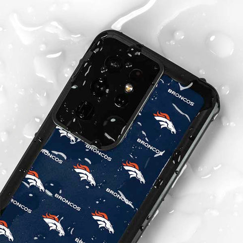 NFL Denver Broncos Blitz Series Galaxy S24 Ultra Waterproof Case