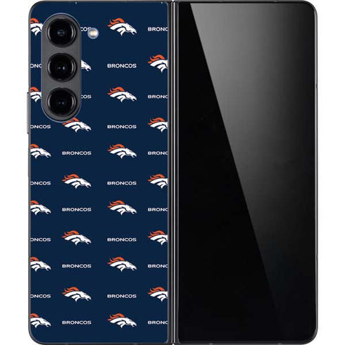 NFL Denver Broncos Blitz Series Galaxy Z Fold5 5G Skin
