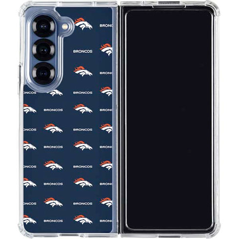 NFL Denver Broncos Blitz Series Galaxy Z Fold6 Clear Case